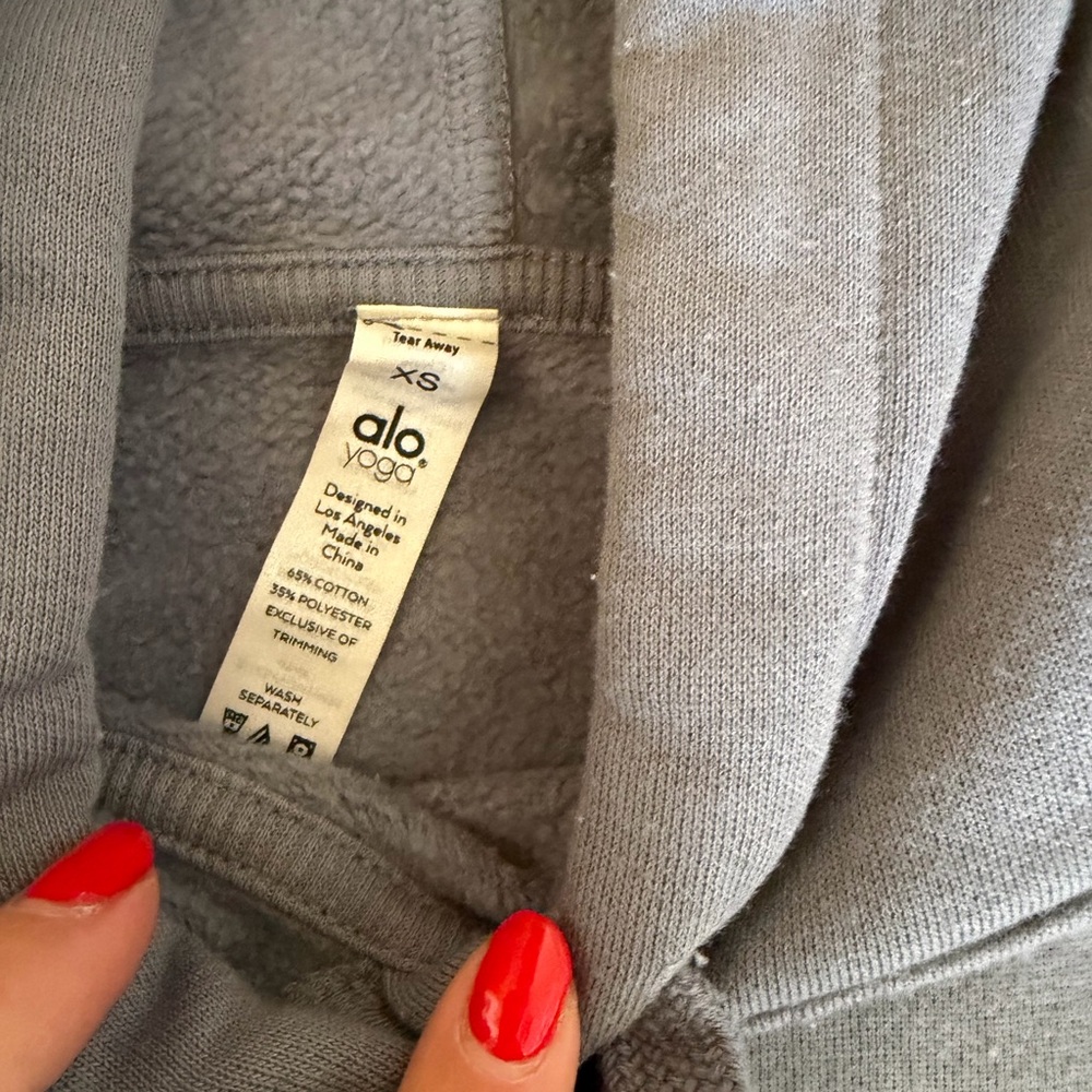 Alo Yoga Blue Hoodie